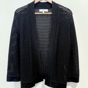 Black crochet Sweater